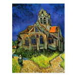Igreja de Van Gogh em belas artes de Auvers (F789) Cartões Postais