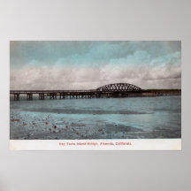 Ilha BridgeAlameda da fazenda da baía, CA Impressão