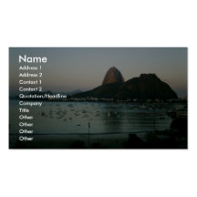 Ilha de Rio de Janeiro Modelo Cartões De Visitas