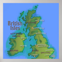 Ilhas britânicas posteres