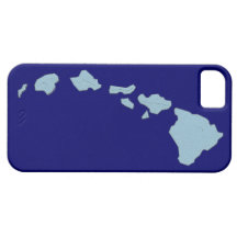 Ilhas de Havaí azuis na caixa azul do iphone 5 iPhone 5 Capas