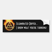 Illuminati no fogo adesivo