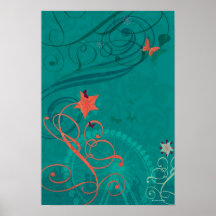 Ilustração abstrata impressão