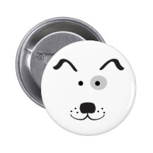 Ilustração da cara do cão dos desenhos animados boton