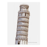 Ilustração da torre de Pisa Cartao Postal