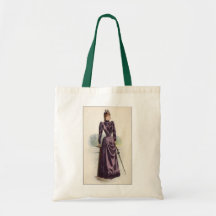 Ilustração de 1890 formas bolsas de lona