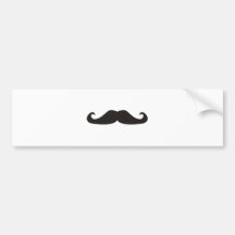 Ilustração retro dos bigodes do gentelman adesivos
