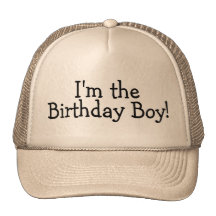 Im o menino do aniversário bone