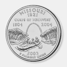 Ímã 2003 do quarto do estado de Missouri Ima De Geladeira