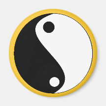 Ímã amarelo de YIN-YANG Imã