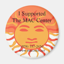 Ímã Center do MAC Imãs De Geladeira