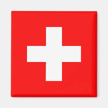 Ímã com a bandeira da suiça ima