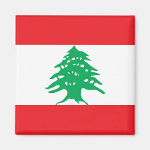 Ímã com a bandeira de Líbano Ima