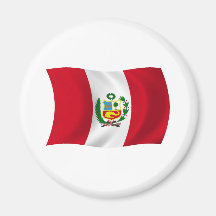 Ímã da bandeira de Peru Imãs De Refrigerador