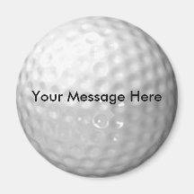 Ímã da bola de golfe ima de geladeira