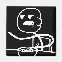 Ímã da cara do cereal imãs de geladeira