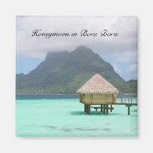 Ímã da lua de mel de Bora Bora Imas De Geladeira