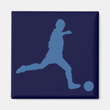 Ímã da silhueta do futebol ima de geladeira