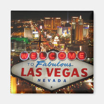 Ímã da tira de Las Vegas Imã De Geladeira