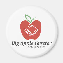 Ímã de Grande Apple Greeter, Inc. Imã De Geladeira
