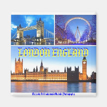 Ímã de LONDRES Imã De Refrigerador