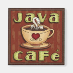 Ímã do amante do café do café de Java Imãs De Refrigerador