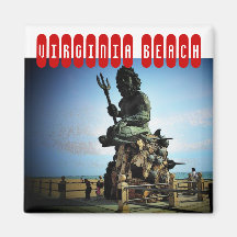 Ímã do costume de Virginia Beach Ima