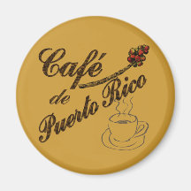 Ímã do de Puerto Rico do café Ima De Geladeira