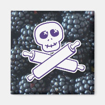 Ímã do logotipo das amoras-pretas imãs