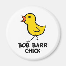 Ímã do pintinho de Bob Barr Imãs De Refrigerador