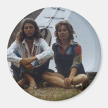 Ímã do Tipi do Hippie & da mãe Imã De Refrigerador
