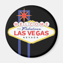 Ímã do viagem das férias de Las Vegas Nevada Imãs De Geladeira