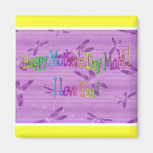 Ímã feliz do dia das mães imãs