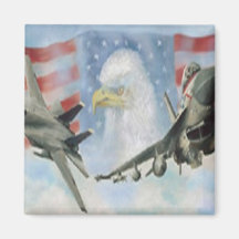 Ímã militar americano dos aviões imã