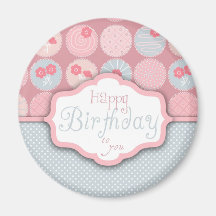 Ímã querido do aniversário da menina imãs de geladeira