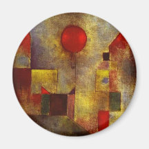 Ímã vermelho do balão de Paul Klee Ima