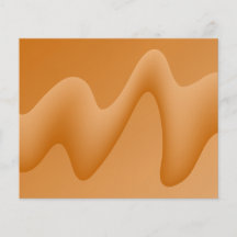 Imagem da onda do abstrato da laranja modelo de panfletos