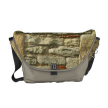 Imagem da parede de pedra bolsa mensageiro