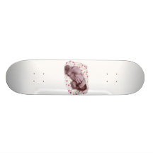 Imagem do design do rosa de bebê do sono skate
