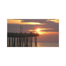 Imagem do nascer do sol impressão de canvas envolvidas