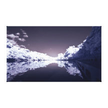 imagem infered impressão de canvas esticada