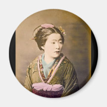 Imagem japonesa velha cerca de 1870