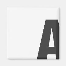 Íman letra “a " imas