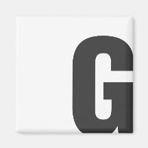 Íman letra “g " imã