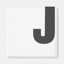 Íman letra “j " imãs
