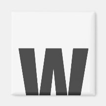 Íman letra “w " imãs