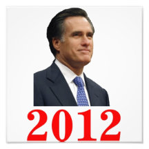 Impressão 2012 da foto de Mitt Romney