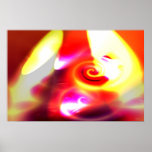 Impressão abstrato do poster da arte das luzes de 