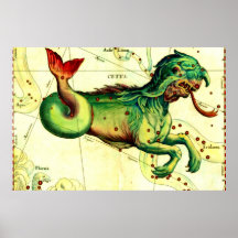 Impressão antigo da arte do vintage da mitologia d