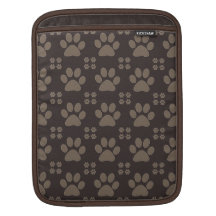 Impressão bonito da pata bolsas de iPad